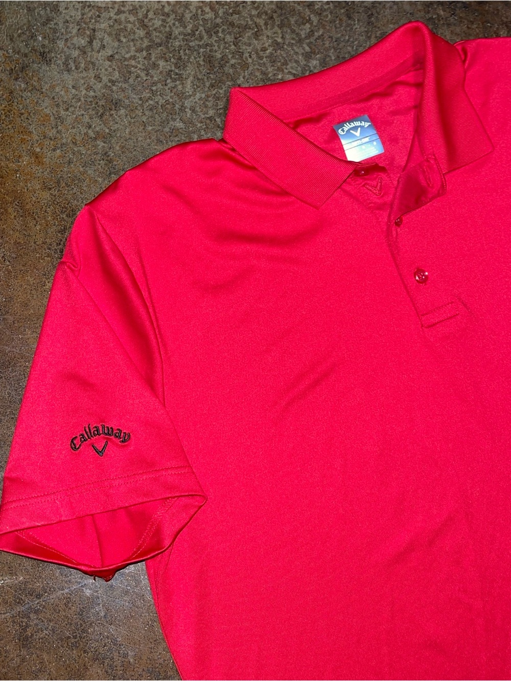 Callaway Men's Red Golf Polo